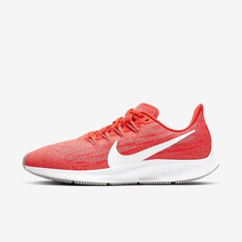 Nike Air Zoom Pegasus 36 - Férfi Futócipő - Piros/Világos Szürke/Fehér